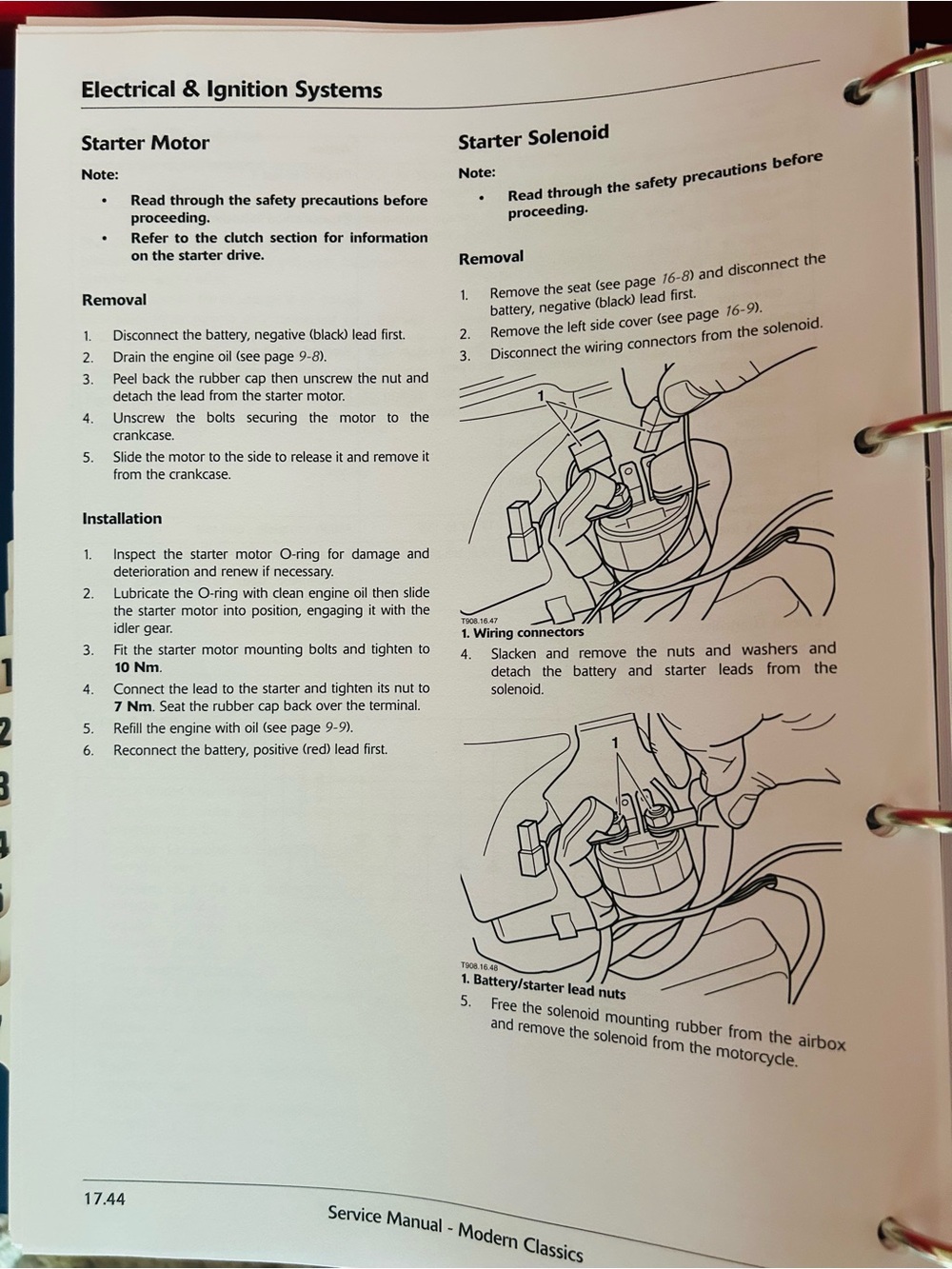 Triumph Motorcycle Service Manual - Picture 8 of 9